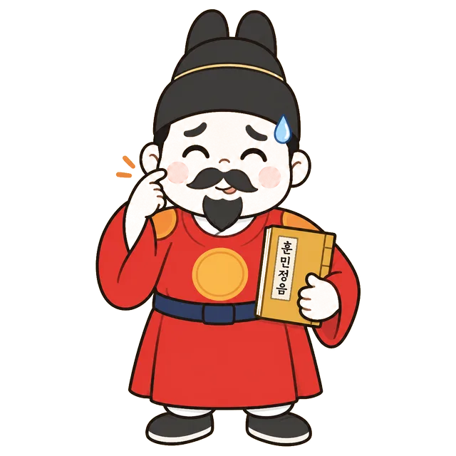 세종대왕 표정